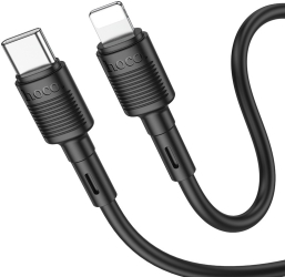 Cablu incarcare rapida Hoco X83 Victory USB-C 1m 20W Negru 