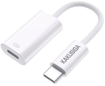 Cablu OTG Transfer USB-C la Lightning Kaku KSC-904 Alb 