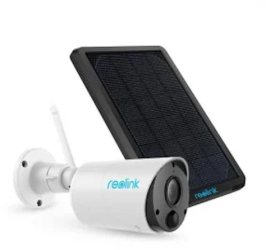 Camera de supraveghere Reolink Argus ECO B320 cu Panou Solar WIFI baterie reincarcabila detectare persoana/vehicul rezolutie 3MP alerte 