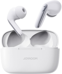 Casti Bluetooth 5.3 Noise Cancelling True Wireless IPX4 - JoyRoom - White 