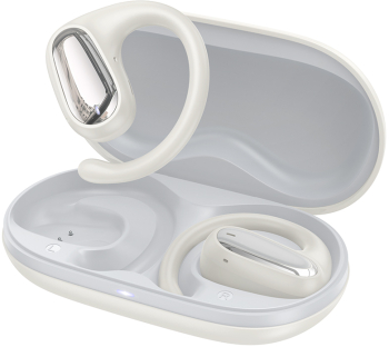 Casti Bluetooth Hoco EA4 Open-Ear Capacitate 500mAh Autonomie 6 Ore Design ergonomic Cream 