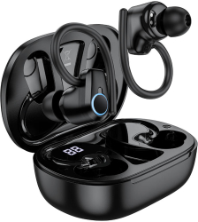 Casti Bluetooth Hoco EQ8 Pure Joy Capacitate 500mAh Autonomie 7 Ore Afisaj Digital Negru 