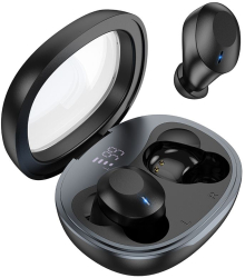 Casti bluetooth HOCO TWS Smart True wireless negru 