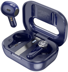 Casti Bluetooth True Wireless Stereo - Hoco Perfection EW31 - Blue 