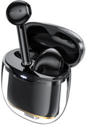 Casti Wireless Ear Buds Hoco EW52 BT 5.3 180h StandBy 300mAh Crystal BLACK 