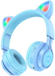 Casti wireless Hoco Stereo 3.5mm 10h Albastru 