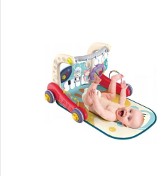 Centru de activitati multifunctional saltea de joaca cu pian antemergator si jucarie interactiva cu sunete si lumini 