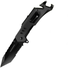 Cutit de buzunar multifunctional 9 in 1 pliabil lumina LED 21 cm 