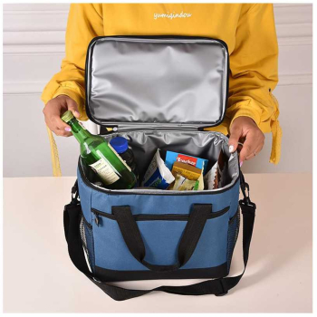 Geanta Termoizolanta pentru Picnic sau Plaja capacitate 16l Albastra 