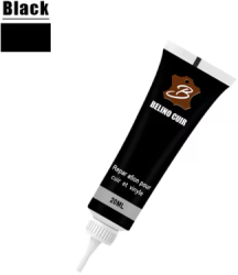 Gel reparare piele auto 20ml Leather Repair Gel pentru scaune si suprafete din piele NEGRU 