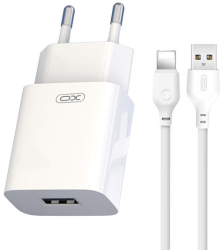 Incarcator 220V XO 12W USB-A + cablu Lightning 2.4A L99 alb 