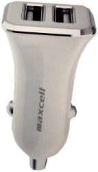 Incarcator Auto Bricheta Maxcell 5 V/2.4 A Fast Charge Cu 2 Porturi USB + Cablu Type-C Inclus 