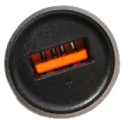 Incarcator auto Quick-Charge 18W MaxCell iPhone Lighning Single USB Gri 