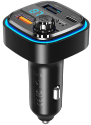 Incarcator auto XO USB-C Bluetooth 15.5W 43x40x80 mm negru