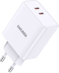 Incarcator De Retea Kakusiga Ksc-922 40W Power Delivery 2X Usb-C Alb