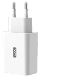 Incarcator retea XO L36 USB Quick Charge 3.0 18W Cablu Lightning inclus Alb 