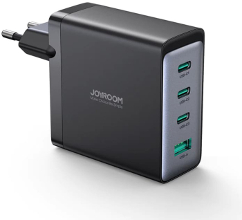 Incarcator USB 3x Type-C 100W + Cablu Type-C 1.2m - JoyRoom JR-TCG04 - Black 