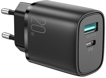 Incarcator USB Type-C Fast Charging 20W - JoyRoom L-QP2011 - Black 