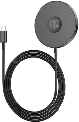Incarcator Wireless Hoco 3-in-1 Compatibil MagSafe 15W Type-C Negru - CW41 - Hoco 