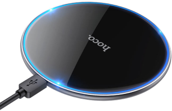 Incarcator Wireless Hoco CW6 Pro Fast Charging Pad 15W Negru 