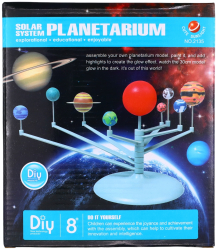 Joc constructie educativ sistemul solar Planetarium pictat copii 3+ ani 