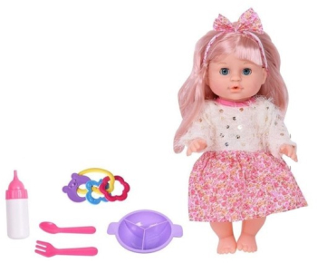 Papusa Bebelus LunaBebe Drink Wet Baby 28 cm 