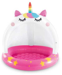 Piscina gonflabila copii unicorn 102x102cm 