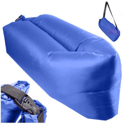 Saltea autogonflabila pentru camping plaja sau piscina tip sezlong 230 - 70cm 