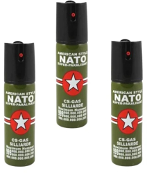 Set 3 Spray-uri Paralizante NATO Defence 110 ml Propulsie Jet Verde 