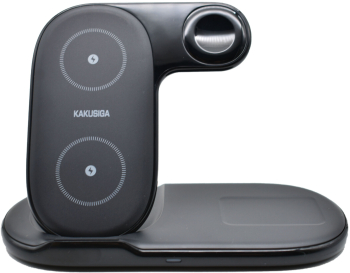 Statie Incarcare Wireless 3 in 1 Kakusiga KSC-1358 15W Negru 