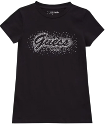 Tricou copii guess J4RIA1 122 CM Negru 7 ani 