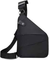 Borseta transversala geanta umar sport pentru alergari drumeti calatori camping negru rezistenta la apa 30 cm L 24 cm l Negru 