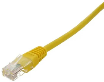 Cablu de retea UTP Well cat5e patch cord RJ45 5m galben UTP-0008-5YW-WL 