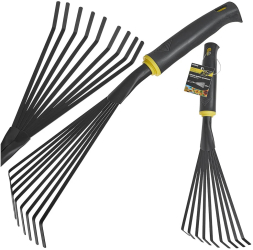 Mini grebla de gradina pentru frunze 36 cm Geko G72045 