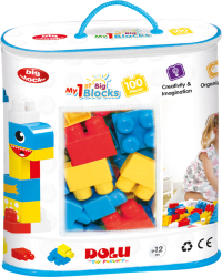 Primele cuburi de construit - 100 piese 