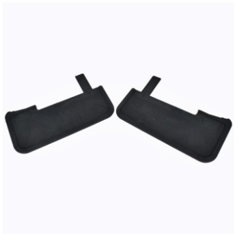 Set 2 Aparatori Noroi Dedicate pentru Fata Compatibile cu Volkswagen Transporter T5 2003-2015 Culoare Negru 