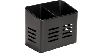 Suport pentru tacamuri WENKO negru 16 x 13.5 x 9 cm - RESIGILAT