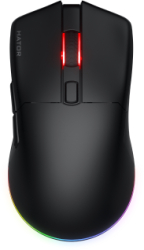 Mouse Optic Hator Pulsar 3 USB Wireless/USB/Bluetooth Black 
