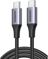 Cablu UGREEN 45067 USB-C la USB-C 100W Super Fast Power Delivery 1m Negru