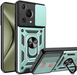 Husa pentru Huawei Pura 70 Ultra - Techsuit CamShield Series - Green 
