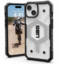 Husa pentru iPhone 15 Plus - UAG Pathfinder MagSafe - Ice 