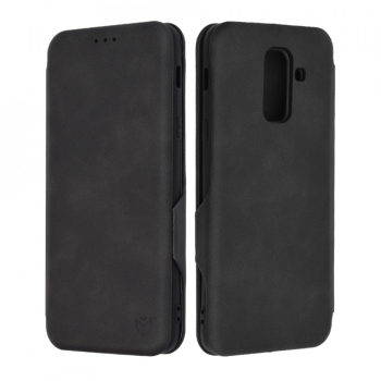Husa pentru Samsung Galaxy A6 Plus 2018 Techsuit Safe Wallet Plus Black 