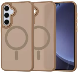 Husa pentru Samsung Galaxy S25 Plus - Techsuit HaloFrostA MagSafe Series - Sandstone Brown 