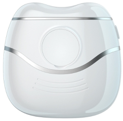 Pila pentru unghii Alb cu accente metalice Portabil si usor de transportat Compact si ergonomic usor de manevrat 