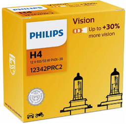 Set 2 Buc Becuri Auto Vision H4 Philips 