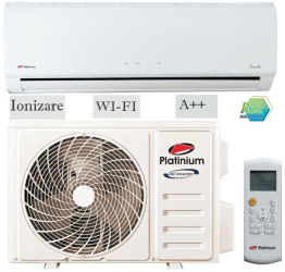 Aparat de aer conditionat inverter Zephir Clasa A++ 9000BTU Wi-Fi incorporat Ionizare KIT inslatale 3m Follow Me Alb 