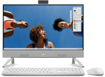 Calculator Dell Inspiron 5430 AIO Intel Core 7 150U 23.8 inch Touch RAM 16 GB SSD 1 TB Intel Graphics Windows 11 Pro Pearl White