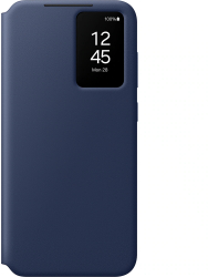 Husa telefon SAMSUNG Smart View Wallet Case pentru Galaxy S24 FE EF-ZS721CLEGWW albastru 