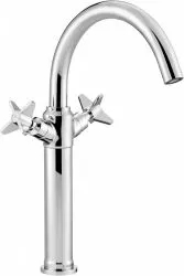 Baterie lavoar inalta Temisto BQT 025D cu montaj pe blat finisaj crom 