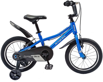Bicicleta copii 16 BR Kids Sports albastru varsta 4-6 ani